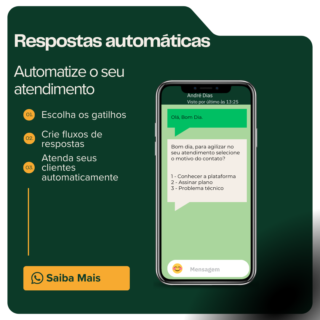 automacao whatsapp com respostas automaticas